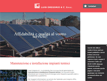 Tablet Screenshot of impiantitecnologiciluisi.com